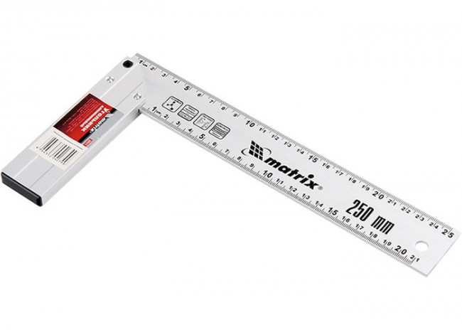 Угольник, 300 мм, алюминиевый, литой Matrix, ( 32472 ) Угольник, 300 мм, алюминиевый, литой Matrix, ( 32472 )