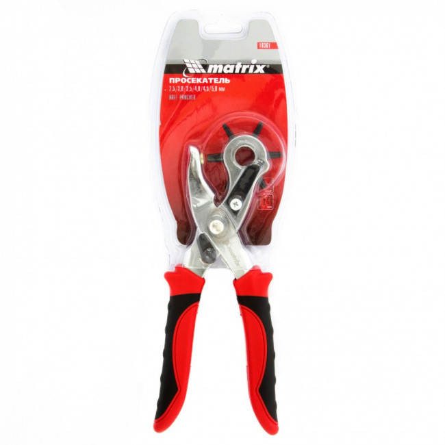 Просекатель для кожи и картона, D 2,5, 3,0,3,5, 4,0, 4,5, 5 мм Matrix, ( 18361 ) Просекатель для кожи и картона, D 2,5, 3,0,3,5, 4,0, 4,5, 5 мм Matrix, ( 18361 )
