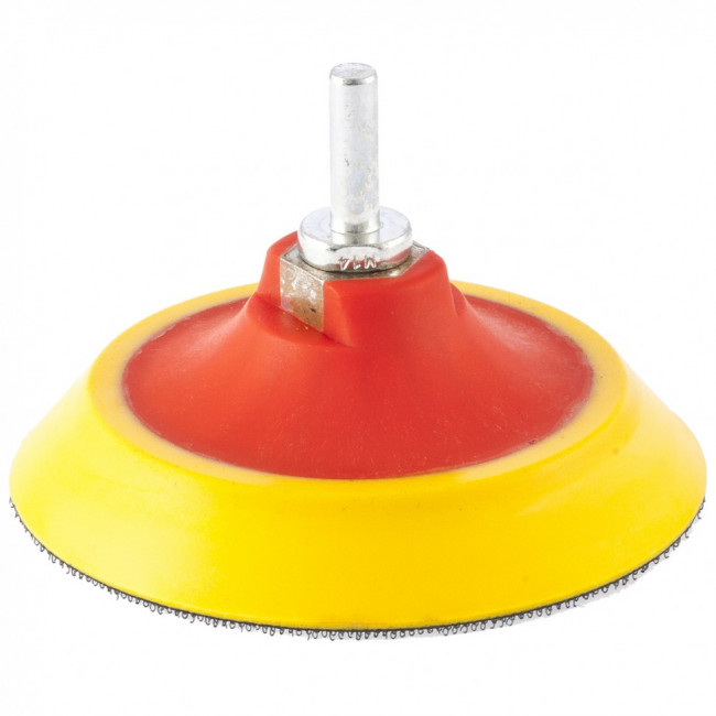 Насадка для дрели и УШМ с липучкой, 115 мм, мягкая Matrix, ( 76211 ) Насадка для дрели и УШМ с липучкой, 115 мм, мягкая Matrix, ( 76211 )