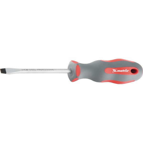 Отвертка Profi, SL8 х 175 мм, SVСM, двухкомпонентная рукоятка Matrix, ( 11980 ) Отвертка Profi, SL8 х 175 мм, SVСM, двухкомпонентная рукоятка Matrix, ( 11980 )
