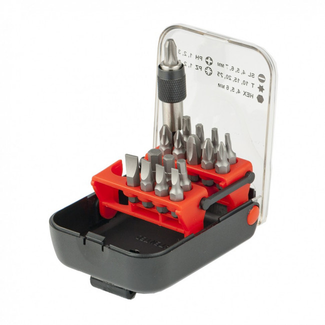 Набор бит, адаптер для бит, сталь S2, 18 предметов, пластиковый бокс Matrix Master, ( 11316 ) Набор бит, адаптер для бит, сталь S2, 18 предметов, пластиковый бокс Matrix Master, ( 11316 )