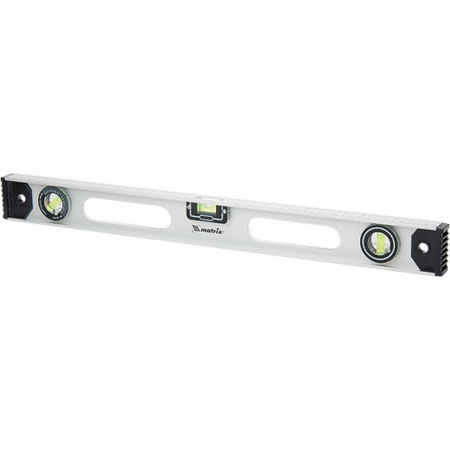 Уровень алюминиевый "Рельс", 2000 мм, 3 глазка (1 поворотный) Matrix, ( 34041 ) Уровень алюминиевый "Рельс", 2000 мм, 3 глазка (1 поворотный) Matrix, ( 34041 )