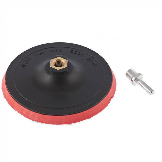 Насадка для дрели и УШМ с липучкой, 150 мм Matrix, ( 76221 ) Насадка для дрели и УШМ с липучкой, 150 мм Matrix, ( 76221 )