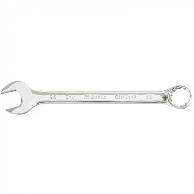 Ключ комбинированный, 26 мм, CrV, полированный хром Matrix, ( 15171 ) Ключ комбинированный, 26 мм, CrV, полированный хром Matrix, ( 15171 )