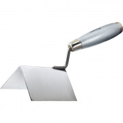 Мастерок из нержавеющей стали, 80 х 60 х 60 мм, для внешних углов, деревянная ручка Matrix, ( 86312 ) Мастерок из нержавеющей стали, 80 х 60 х 60 мм, для внешних углов, деревянная ручка Matrix, ( 86312 )