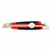 Нож, 18 мм, выдвижное лезвие, металлическая направляющая, винтовой фиксатор лезвия Matrix, ( 78914 ) Нож, 18 мм, выдвижное лезвие, металлическая направляющая, винтовой фиксатор лезвия Matrix, ( 78914 )