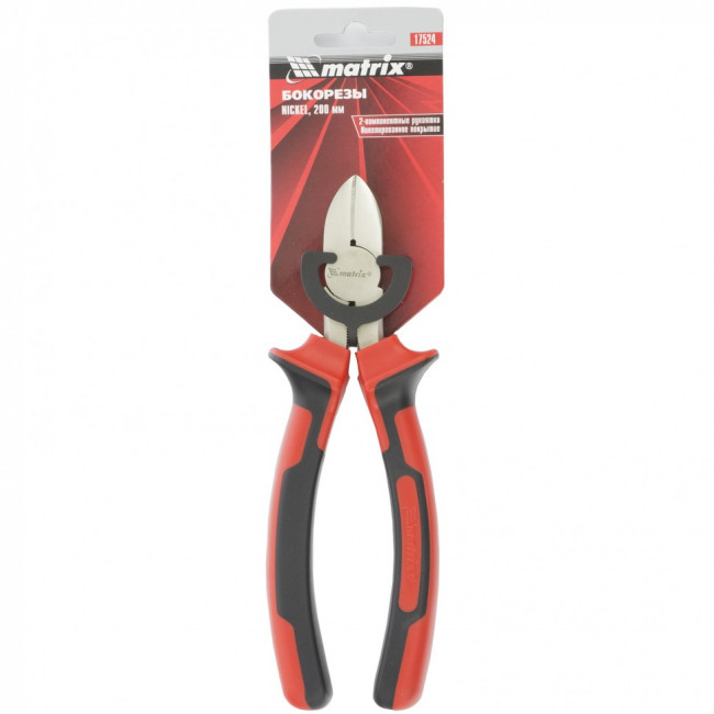 Бокорезы Nickel, 200 мм, никелированные, двухкомпонентные рукоятки Matrix, ( 17524 ) Бокорезы Nickel, 200 мм, никелированные, двухкомпонентные рукоятки Matrix, ( 17524 )