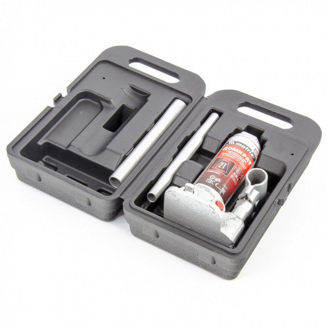 Домкрат гидравлический бутылочный, 2 т, высота подъема 181-345 мм, в пластиковый кейсе Matrix Master, ( 50750 ) Домкрат гидравлический бутылочный, 2 т, высота подъема 181-345 мм, в пластиковый кейсе Matrix Master, ( 50750 )