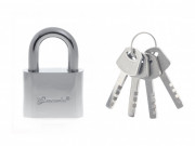 Замок навесной, хромированное покрытие 50 мм Matrix, ( 91801 ) Замок навесной, хромированное покрытие 50 мм Matrix, ( 91801 )