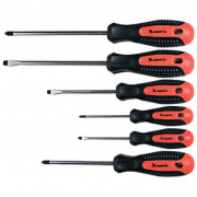 Набор профессиональных отверток Fusion, CrV, трехкомпонентная рукоятка antislip, 6 шт Matrix, ( 13351 ) Набор профессиональных отверток Fusion, CrV, трехкомпонентная рукоятка antislip, 6 шт Matrix, ( 13351 )