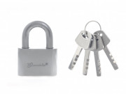 Замок навесной, хромированное покрытие 60 мм Matrix, ( 91802 ) Замок навесной, хромированное покрытие 60 мм Matrix, ( 91802 )