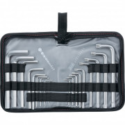 Набор ключей имбусовых HEX-TORX, 18 шт: HEX 1,5-10 мм, T10-T50, CrV, коротких, с сатиновым покрытием Matrix, ( 12314 ) Набор ключей имбусовых HEX-TORX, 18 шт: HEX 1,5-10 мм, T10-T50, CrV, коротких, с сатиновым покрытием Matrix, ( 12314 )