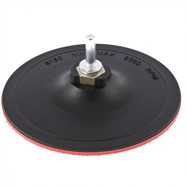 Насадка для дрели и УШМ с липучкой, 150 мм, твердая Matrix, ( 76231 ) Насадка для дрели и УШМ с липучкой, 150 мм, твердая Matrix, ( 76231 )