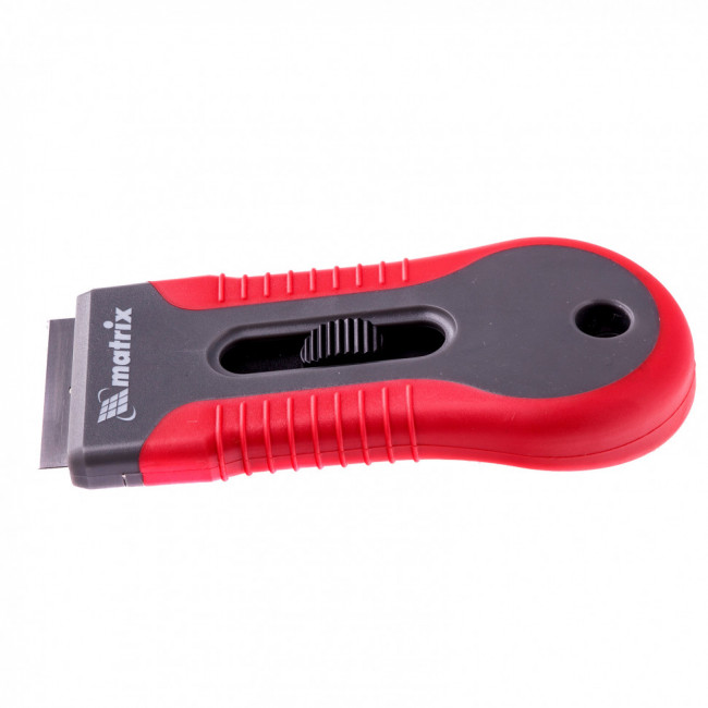 Скребок с двухкомпонентной рукояткой, выдвижное сменное лезвие Matrix, ( 79547 ) Скребок с двухкомпонентной рукояткой, выдвижное сменное лезвие Matrix, ( 79547 )