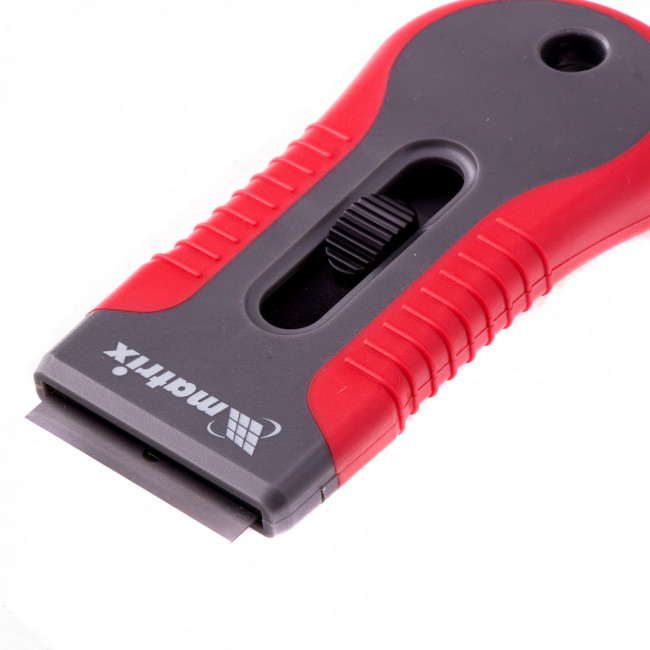 Скребок с двухкомпонентной рукояткой, выдвижное сменное лезвие Matrix, ( 79547 ) Скребок с двухкомпонентной рукояткой, выдвижное сменное лезвие Matrix, ( 79547 )