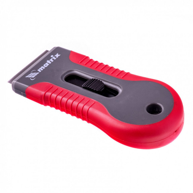 Скребок с двухкомпонентной рукояткой, выдвижное сменное лезвие Matrix, ( 79547 ) Скребок с двухкомпонентной рукояткой, выдвижное сменное лезвие Matrix, ( 79547 )