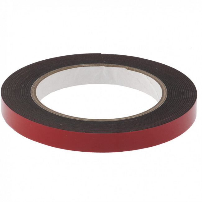 Лента клейкая на вспененной основе, двусторонняя черная УСИЛЕННАЯ, 12 мм х 5 м Matrix, ( 89083 ) Лента клейкая на вспененной основе, двусторонняя черная УСИЛЕННАЯ, 12 мм х 5 м Matrix, ( 89083 )