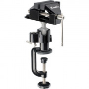 Тиски настольные, многофункциональные, сменная насадка, хомут для дрели, шарнирный механизм, 70 мм Matrix, ( 18508 )
