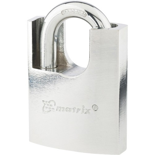 Замок навесной, защищенная дужка 60 мм Matrix, ( 91806 )
