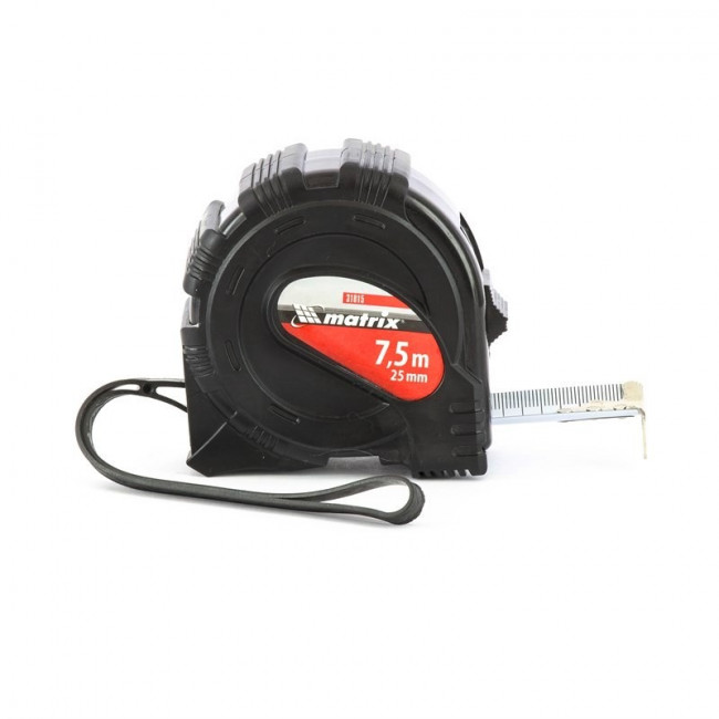 Рулетка Black, 7,5 м х 25 мм, обрезиненный корпус Matrix, ( 31015 ) Рулетка Black, 7,5 м х 25 мм, обрезиненный корпус Matrix, ( 31015 )