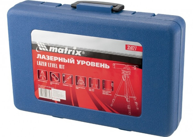 Уровень лазерный, 400 мм, 850 мм штатив, 3 глазка, (база, 2 линзы, очки) пластиковый бокс Matrix, ( 35027 ) Уровень лазерный, 400 мм, 850 мм штатив, 3 глазка, (база, 2 линзы, очки) пластиковый бокс Matrix, ( 35027 )