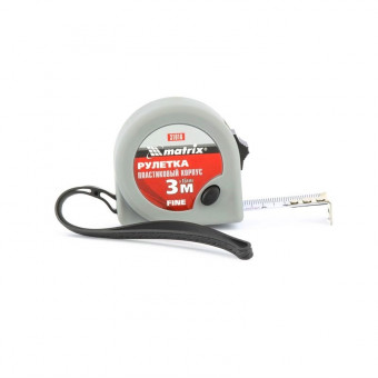 Рулетка Fine, 3 м х 16 мм, пластиковый корпус Matrix, ( 31016 ) Рулетка Fine, 3 м х 16 мм, пластиковый корпус Matrix, ( 31016 )