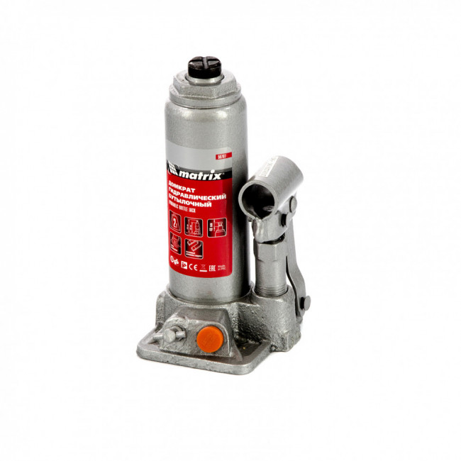 Домкрат гидравлический бутылочный, 2 т, h подъема 181-345 мм Matrix, ( 50761 ) Домкрат гидравлический бутылочный, 2 т, h подъема 181-345 мм Matrix, ( 50761 )