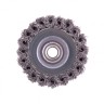 Щетка для УШМ Heavy Duty, 80 мм, М14, "чашка", крученая проволока 0,5 мм Matrix, ( 74670 )