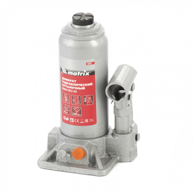 Домкрат гидравлический бутылочный, 3 т, h подъема 178-343 мм Matrix, ( 50762 ) Домкрат гидравлический бутылочный, 3 т, h подъема 178-343 мм Matrix, ( 50762 )