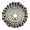 Щетка для УШМ Heavy Duty, 100 мм, М14, "чашка", крученая проволока 0,5 мм Matrix, ( 74672 )