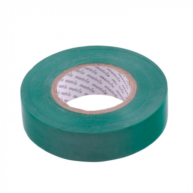 Изолента ПВХ, 19 мм х 20 м, зеленая, 150 мкм Matrix, ( 88781 ) Изолента ПВХ, 19 мм х 20 м, зеленая, 150 мкм Matrix, ( 88781 )