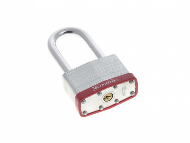 Замок навесной, 65 мм, удлиненная дужка Matrix, ( 91811 ) Замок навесной, 65 мм, удлиненная дужка Matrix, ( 91811 )