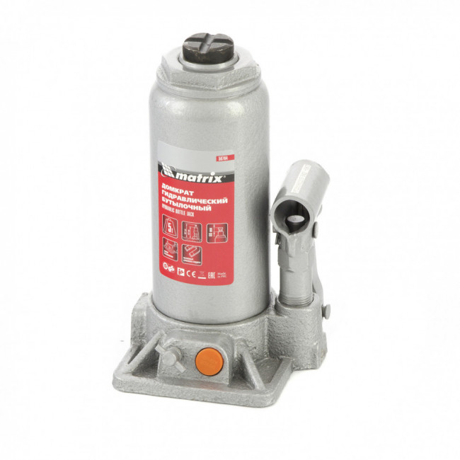Домкрат гидравлический бутылочный, 5 т, h подъема 197-382 мм Matrix, ( 50764 ) Домкрат гидравлический бутылочный, 5 т, h подъема 197-382 мм Matrix, ( 50764 )