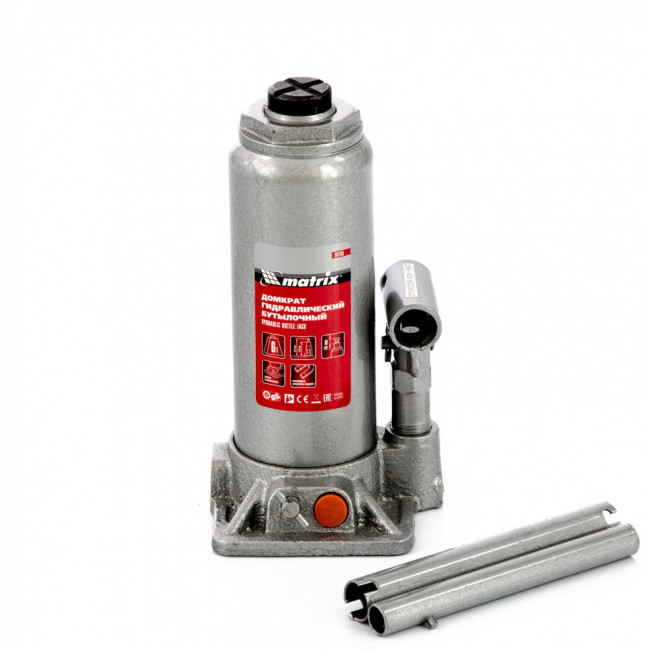 Домкрат гидравлический бутылочный, 6 т, h подъема 216-413 мм Matrix, ( 50765 ) Домкрат гидравлический бутылочный, 6 т, h подъема 216-413 мм Matrix, ( 50765 )