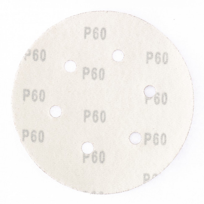 Круг абразивный на ворсовой подложке под "липучку", перфорированный, P 80, 150 мм, 5 шт Matrix, ( 73838 ) Круг абразивный на ворсовой подложке под "липучку", перфорированный, P 80, 150 мм, 5 шт Matrix, ( 73838 )