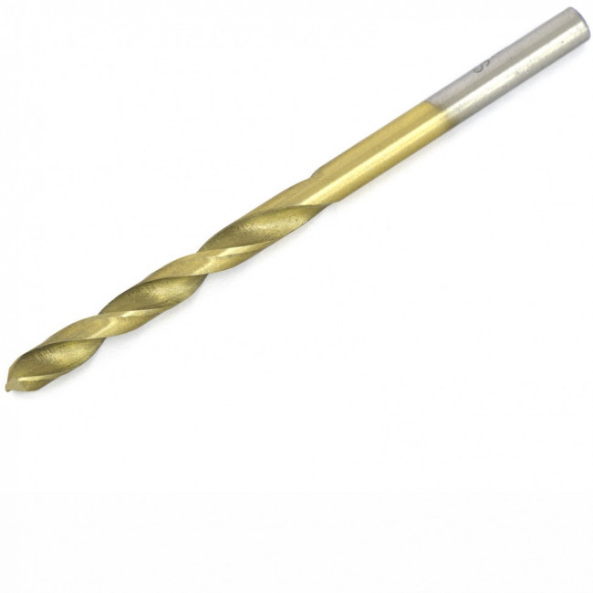 Сверло по металлу, 4,2 мм, HSS, нитридтитановое покрытие, цилиндрический хвостовик Matrix, ( 717420 ) Сверло по металлу, 4,2 мм, HSS, нитридтитановое покрытие, цилиндрический хвостовик Matrix, ( 717420 )