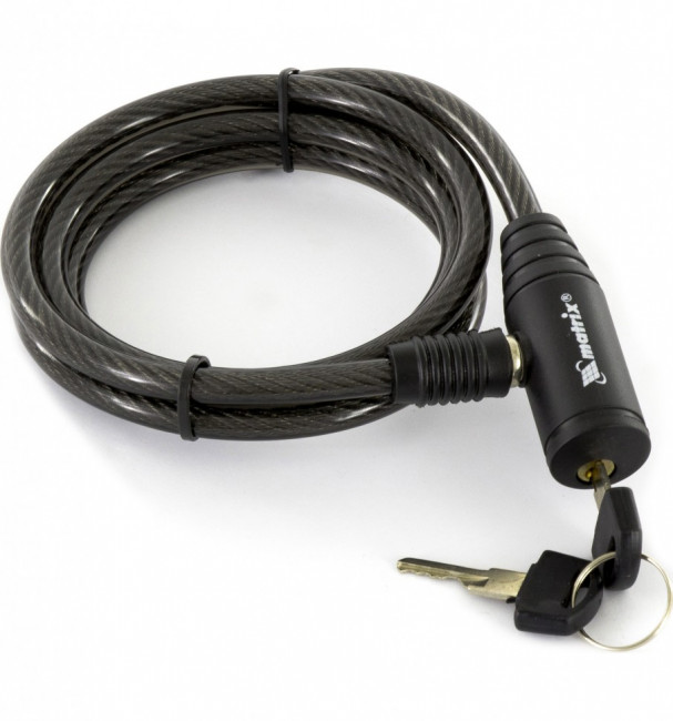 Замок тросовый универсальный, 8 х 1200 мм Matrix, ( 91816 ) Замок тросовый универсальный, 8 х 1200 мм Matrix, ( 91816 )