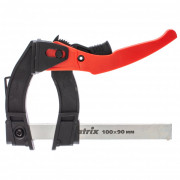 Струбцина реечная быстрозажимная, пластиковый корпус рычажно-храповой механизм, 100 х 90 х 195 мм, штанга 5 х 20 мм Matrix, ( 20734 ) Струбцина реечная быстрозажимная, пластиковый корпус рычажно-храповой механизм, 100 х 90 х 195 мм, штанга 5 х 20 мм Matrix, ( 20734 )