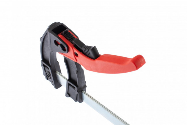 Струбцина реечная быстрозажимная, пластиковый корпус рычажно-храповой механизм, 100 х 90 х 195 мм, штанга 5 х 20 мм Matrix, ( 20734 ) Струбцина реечная быстрозажимная, пластиковый корпус рычажно-храповой механизм, 100 х 90 х 195 мм, штанга 5 х 20 мм Matrix, ( 20734 )