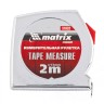 Рулетка Chrom, 2 м x 13 мм, хромированный корпус Matrix, ( 31032 )
