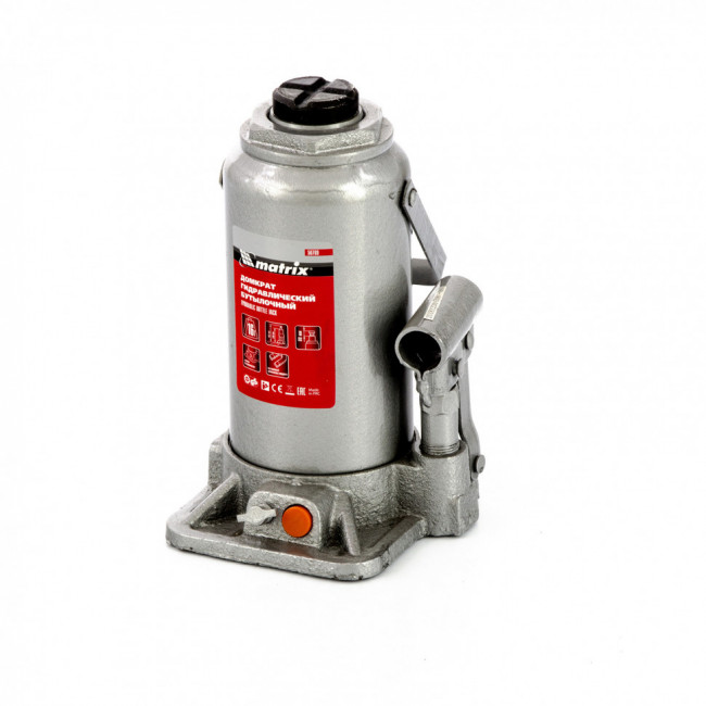 Домкрат гидравлический бутылочный, 16 т, h подъема 230-460 мм Matrix, ( 50769 ) Домкрат гидравлический бутылочный, 16 т, h подъема 230-460 мм Matrix, ( 50769 )