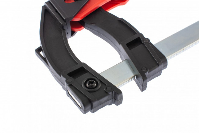 Струбцина реечная быстрозажимная, пластиковый корпус рычажно-храповой механизм, 200 х 90 х 290 мм, штанга 5 х 20 мм Matrix, ( 20736 ) Струбцина реечная быстрозажимная, пластиковый корпус рычажно-храповой механизм, 200 х 90 х 290 мм, штанга 5 х 20 мм Matrix, ( 20736 )