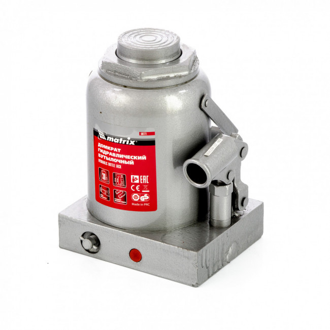 Домкрат гидравлический бутылочный, 30 т, h подъема 244-370 мм Matrix, ( 50771 ) Домкрат гидравлический бутылочный, 30 т, h подъема 244-370 мм Matrix, ( 50771 )