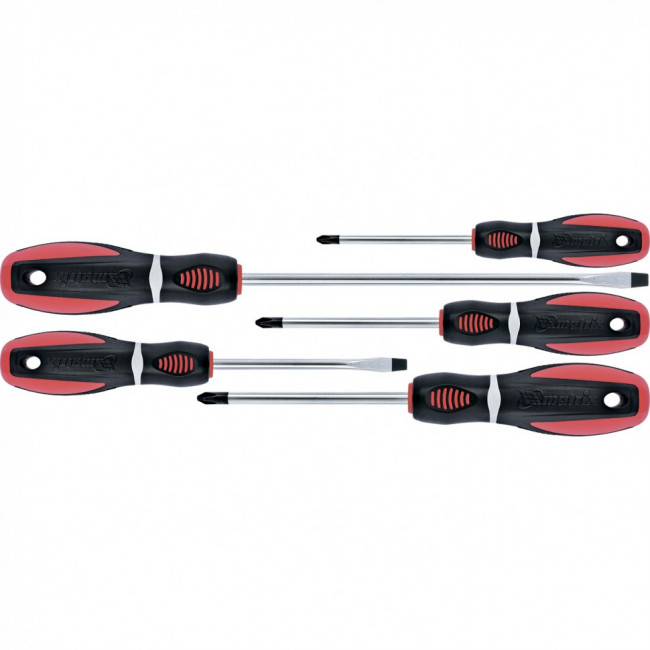 Набор отверток "Era", 5 шт, CrV, трехкомпонентная рукоятка Matrix, ( 13379 ) Набор отверток "Era", 5 шт, CrV, трехкомпонентная рукоятка Matrix, ( 13379 )