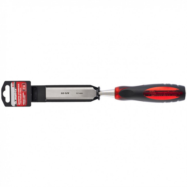 Долото-стамеска "Тигровый глаз", 22 мм, двухкомпонентная обрезиненная рукоятка Matrix, ( 24516 ) Долото-стамеска "Тигровый глаз", 22 мм, двухкомпонентная обрезиненная рукоятка Matrix, ( 24516 )