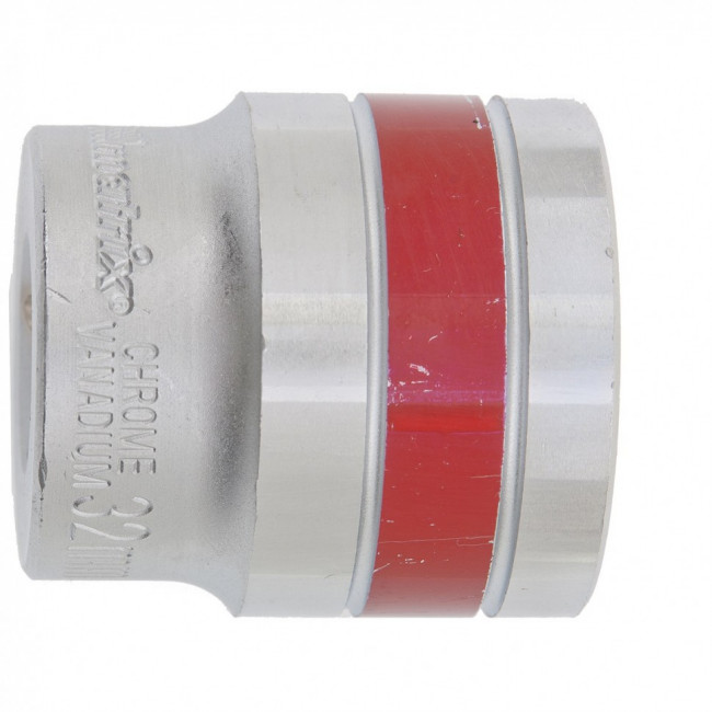 Головка торцевая, 32 мм, двенадцатигранная, CrV, под квадрат 1/2, хромированная Matrix Master, ( 13698 ) Головка торцевая, 32 мм, двенадцатигранная, CrV, под квадрат 1/2, хромированная Matrix Master, ( 13698 )