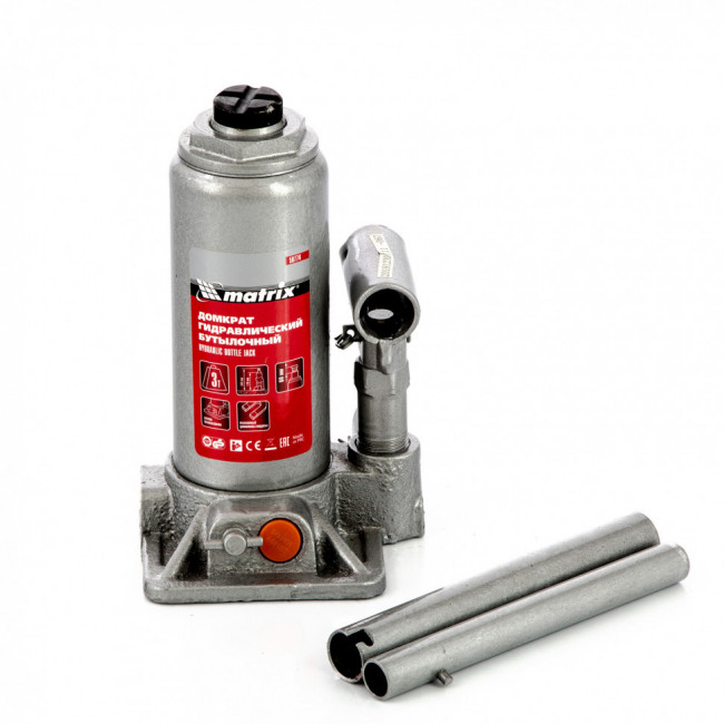 Домкрат гидравлический бутылочный, 3 т, h подъема 178-343 мм, в пластиковом кейсе Matrix, ( 50774 ) Домкрат гидравлический бутылочный, 3 т, h подъема 178-343 мм, в пластиковом кейсе Matrix, ( 50774 )