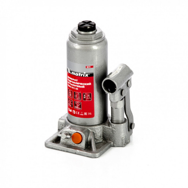 Домкрат гидравлический бутылочный, 3 т, h подъема 178-343 мм, в пластиковом кейсе Matrix, ( 50774 ) Домкрат гидравлический бутылочный, 3 т, h подъема 178-343 мм, в пластиковом кейсе Matrix, ( 50774 )