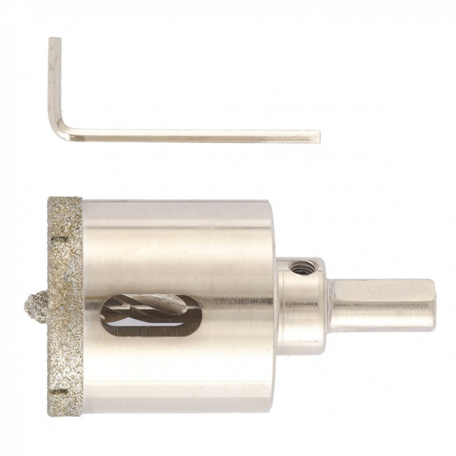 Сверло алмазное по керамограниту, 40 х 67 мм, трехгранный хвостовик Matrix, ( 726403 ) Сверло алмазное по керамограниту, 40 х 67 мм, трехгранный хвостовик Matrix, ( 726403 )