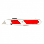 Нож, 19 мм, выдвижное трапециевидное лезвие, отделение для лезвий, металлический корпус Matrix, ( 78967 ) Нож, 19 мм, выдвижное трапециевидное лезвие, отделение для лезвий, металлический корпус Matrix, ( 78967 )